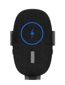 Tissu de ventilation de voiture porte-téléphone monté en noir porte-téléphone