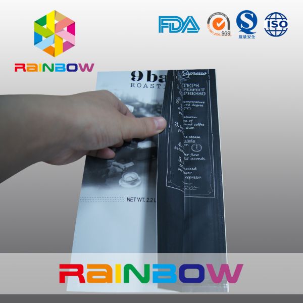 Подгонянная сумка еды бумаги Крафт алюминиевой фольги Гуссет стороны Крафт кофе/чая