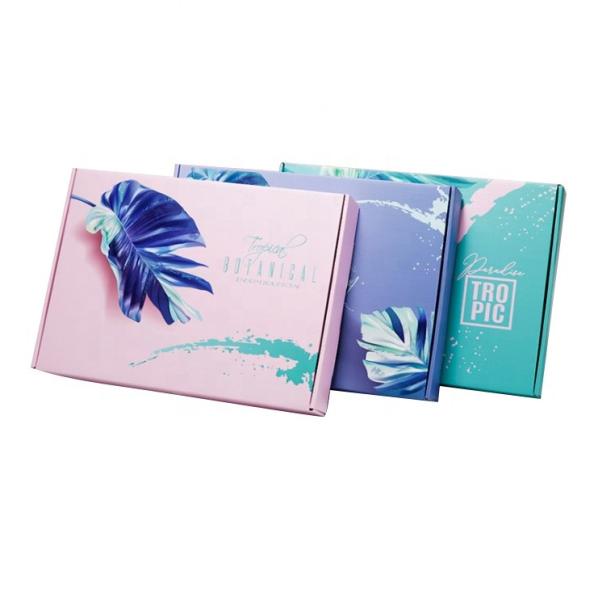 Colorful Packaging Custom Corrugated Boxes FSC ISO9001 CE Certificated