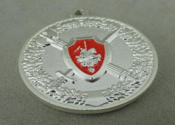 Russia Army Celebration Die Cast Medals Customizable Medals With Silver Plating