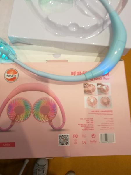 summer fan reduce heat 2022 Mini ABS 6hrs 1200mAh Hands Free Mini  Neck Fan For Summer