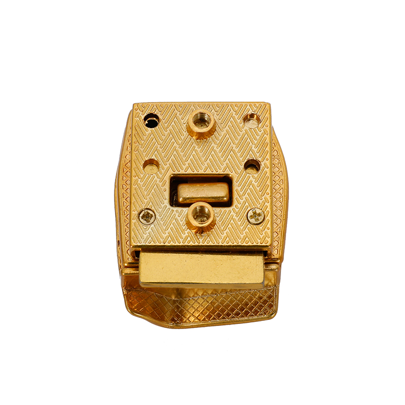 Gold Delicate Metal Pouch Handbag Lock Hardware Sturdy Construction
