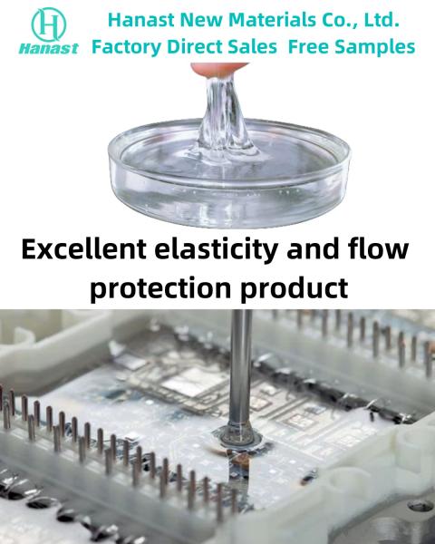Baja viscosidad electrónica de silicona Gel de caucho aislamiento de la maceta electrónica automotriz