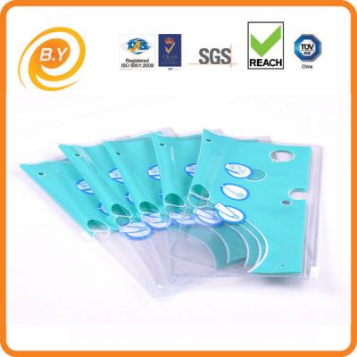 Malote da composição do PVC de ECO, de zíper de WCA 3C saco transparente do malote para o dentífrico e escova