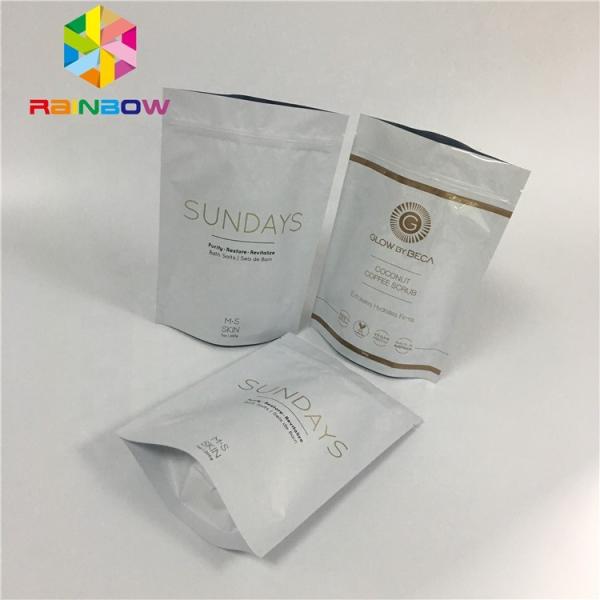 3 Layers Laminated Mask Empty Aluminum Foil Cosmetic Bag Mask Pouch Resealable