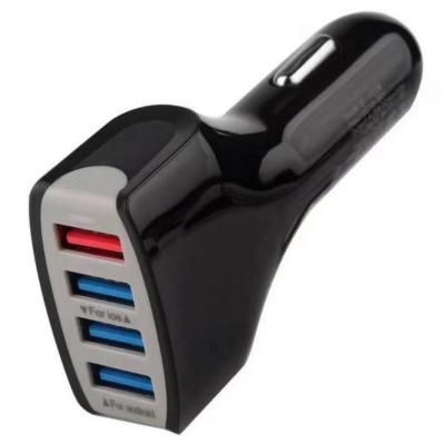 QC3.0 Port Car 4 USB Phone Charger Adapter Fast Charging Car Charger 40g