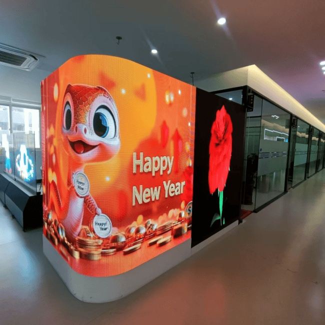 P2.5 Transparent Led Display Video Wall Hologram Holographic Screen 3D Hologram Flexible Big Size Panel