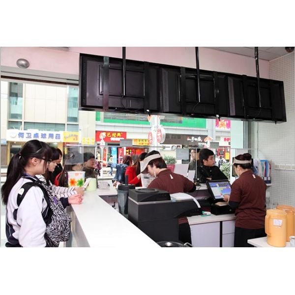 Indoor Commercial LCD Display Restaurant Digital Menu Boards Advertising Player