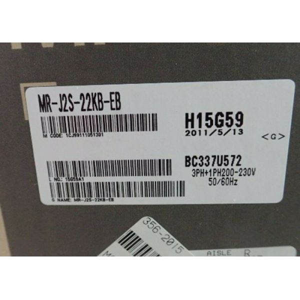 MITSUBISHI Industrial AC SERVO DRIVE MR-J2S-22KB-EB 22KW MR-J Servo Amplifier 400V NEW