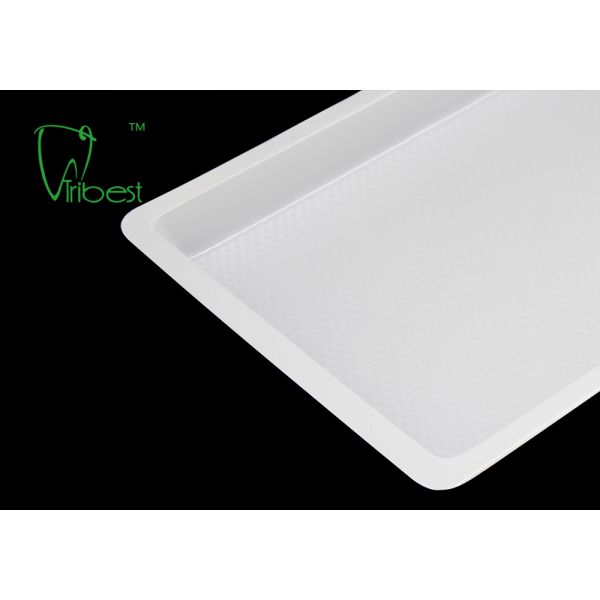 White 6g/Pc 20.6x15.5cm Plastic Dental Tool Tray