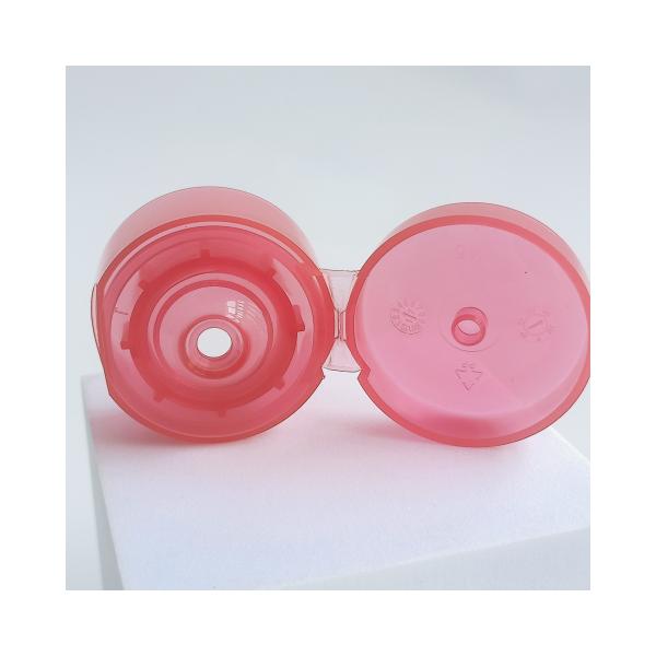 Garrafas 22mm Transparente Cilíndrico Dupla Parede Flip Cap Plástico para a cor personalizada