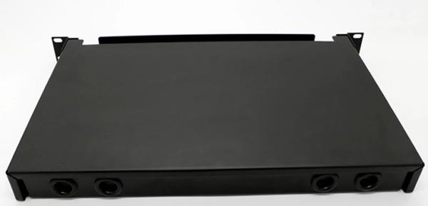 12 To 96 Core 1U Fiber Optic Rack Mount Type Fiber Optic FTTH Optical Fiber Patch Panel