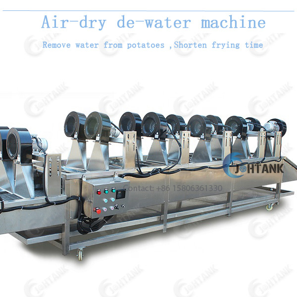 500kg/H Full Automatic Frozen French Fries Production Line Snack Food Making Line