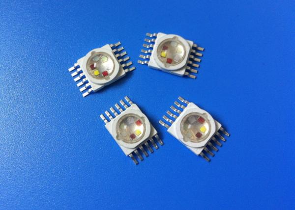 Multchip 10W High Power LED With 6 In 1 RGBWAP , Red 625NM 630K
