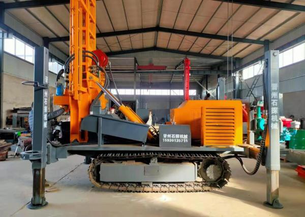 Water Well Borehole Percussion Drilling Machine  260 Meters Depth