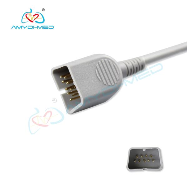 NIHON KOHDEN 9Pin 3M Gray Reusable SpO2 Sensor For Pediatric