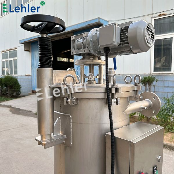 Stainless Steel Vertical Strainer Out Flow Resin Filter With 80mm Inner Dia