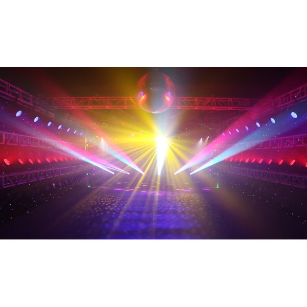 37x10W RGBW 4in1 Led Wash Сцена освещения DMX Профессиональные DJ огни 370W Zoom Движущаяся голова свет для вечеринки