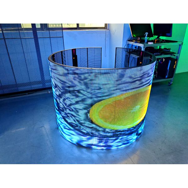 Pantalla de rejilla LED SMD2020 IP67, pared de video LED de malla, voltaje de 5V, OEM