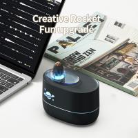 Material ABS Humidificador de llamas de fuego con 12W de potencia y bajo nivel de ruido 350ml