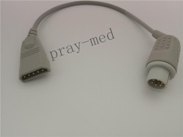 AAMI IBP Cable  Compatible With All Branded BP Monitors 2.7m 6-Pin Connector