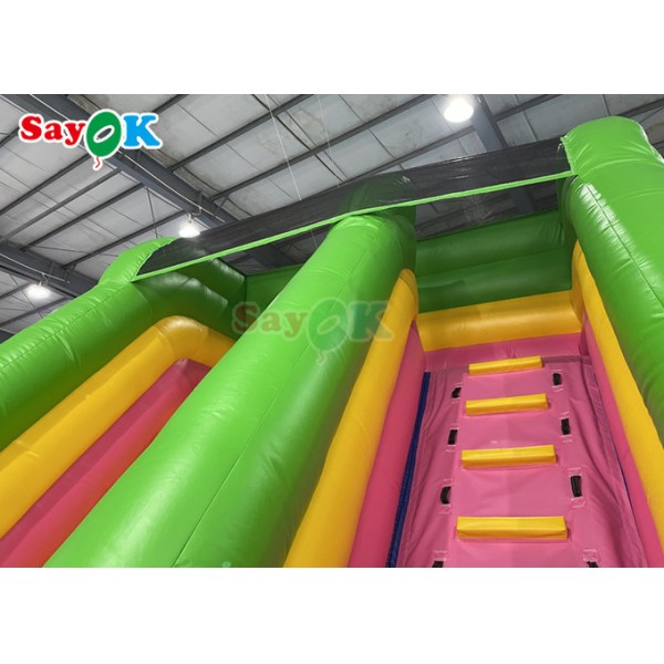 Commercial Grade Inflatable Water Slide Custom Rainbow Inflatable Slide