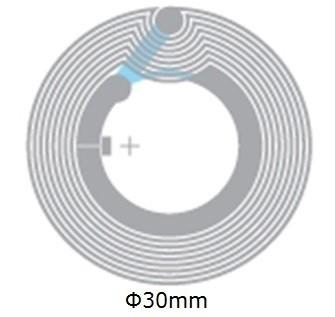Dia 33mm PET HF RFID Inlay Wet With RFID Classic ® /  SLI / NFC Chip