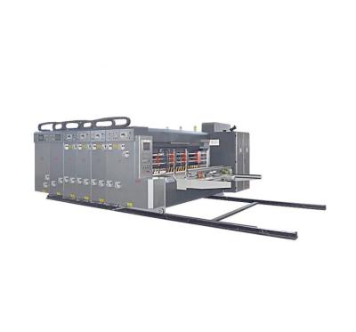 18KW Corrugated Cardboard 3 Color Flexo Printing Machine , Carton Box Printer Slotter Die Cutter