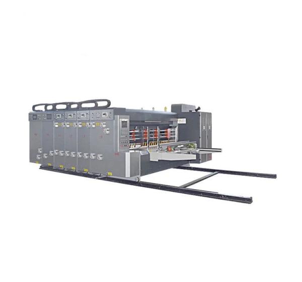18KW Corrugated Cardboard 3 Color Flexo Printing Machine , Carton Box Printer Slotter Die Cutter