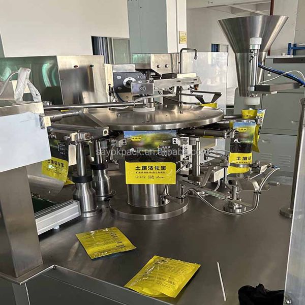 Auger Filler Type Automatic Tea Powder Premade Pouch Filling Packing Machine
