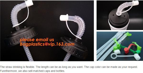 Plastic Tumbler Space Sports Drinking Water Straw Bottle with Sports Straw,drinking bend straw,flexi straw,bottle straw