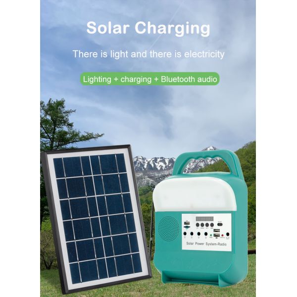 генератор портативной силы 5W 6V солнечный домашний с энергетическими системами