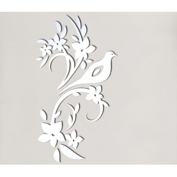 Eco-friendly 1-6mm CM-014 Acrylic Wall Mirror Sticker for Home Decoration