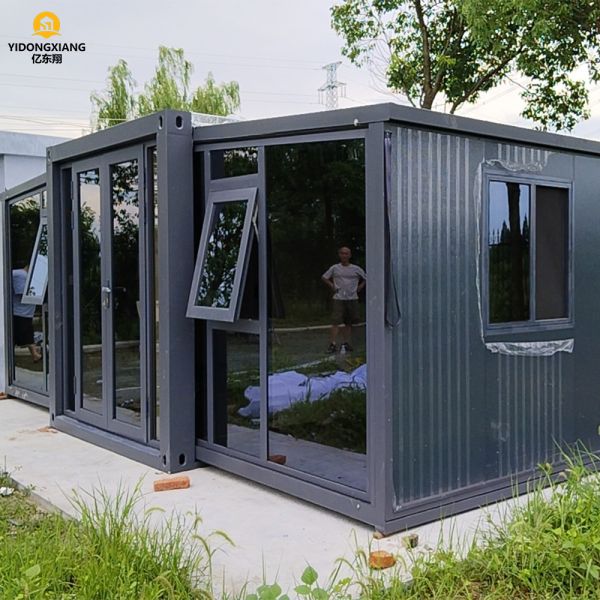 Double-Winged Foldable Steel Container House for Commercial Use