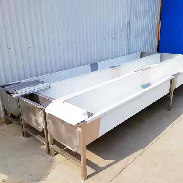 220V 50HZ Animal Drinking Trough 3500*380*250mm Stainless Steel Cattle Trough