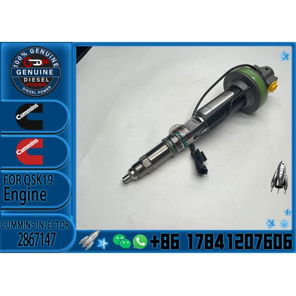 New Good Testing High Performance Fuel Injector 2882077 2867147 Y431K05392 2882077PX for QSK19 QSK38 QSK50 More