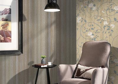Plain Color 1.06m Korean Wallpaper / Modern House Wallpaper Removable , Non Woven Materials