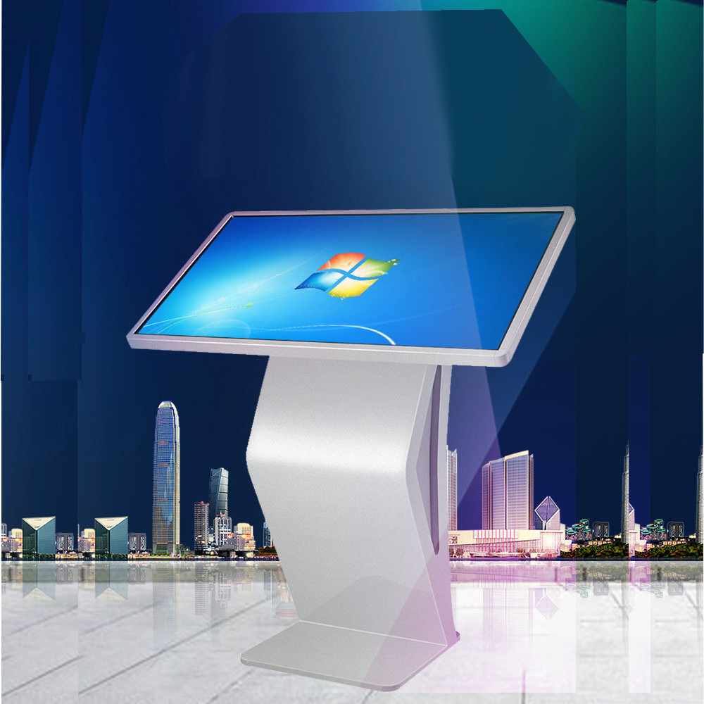 Стильный floorstanding киоск с 32 дюймами TFT LCD и ультракрасным сенсорным экраном