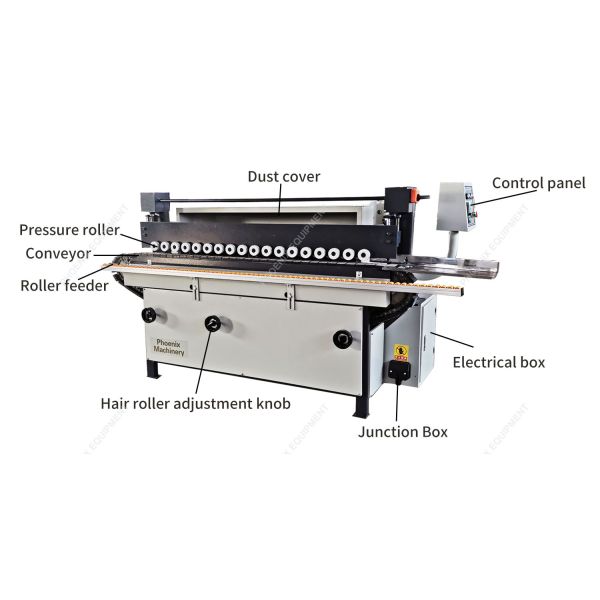 Wood Sanding Machine for Constant Speed Sanding and Polishing of Solid Wood Panels