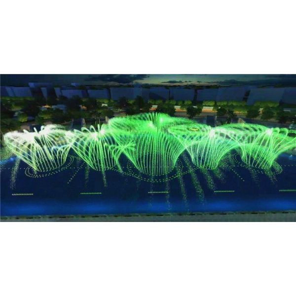 Цифровая музыка Свинга Водяной фонтан Танцы Большие водные фонтаны