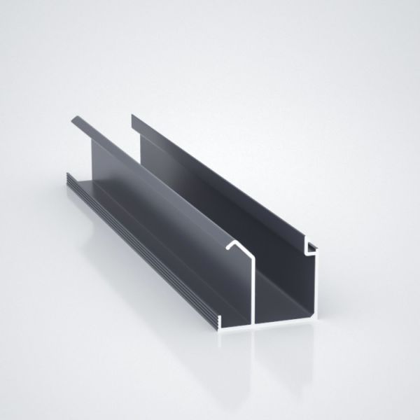 Алюминиевый стеклянный профиль двери 6063 подгонял деревянный финиш зерна