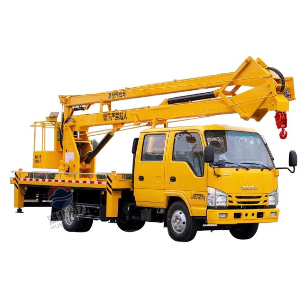 I Suzu Double Row Folding Arm Aerial  Work Truck High-Altitud Qperation Truck  Aerial Platform Truck