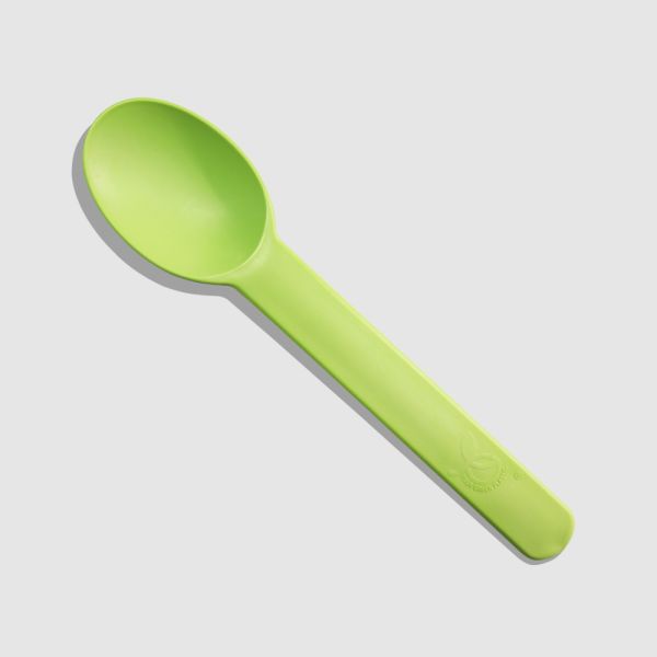Small Dessert Spoons Made of Biodegradable Cornstarch with Customized Logo and Color
