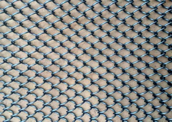 Stainless Steel Wire Material Metal Chain Curtains Woven Wire Mesh Application