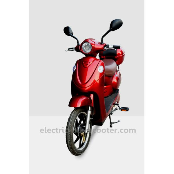 32km/H Electric Pedal Moped Scooter With 18 Inch 48V 250W Motor