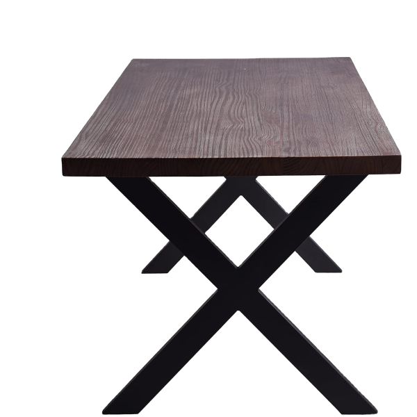 Furniture Base Part Metal Table Legs Sturdy Table  Black Powder Coating