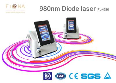 980nm Vascular Laser Machine , Spider Vein Machine For Cherry Angiomas