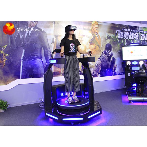 Standing 9D Virtual Reality 360 Degree Rotation Adventure Experience Dynamic Platform 