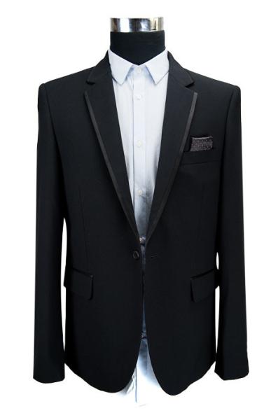 Tuxedo Mens Slim Fit Blazers Bespoke Business Wedding Suit Long Sleeves