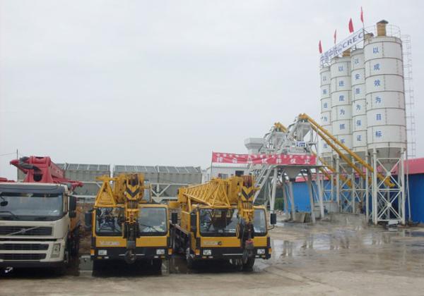 Planta de tratamento por lotes concreta estacionária HZS300 de XDEM 2X90kW 300m3/H